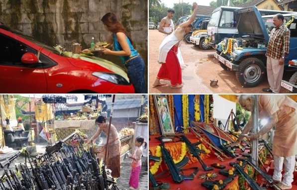 Ayudha Puja di India, Tumpek Landep di Bali – Hari Penyucian Alat Kerja