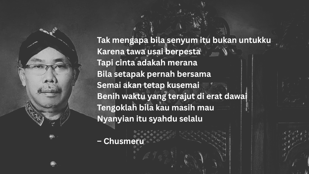 Puisi-Puisi Chusmeru | Lagu Terlewat