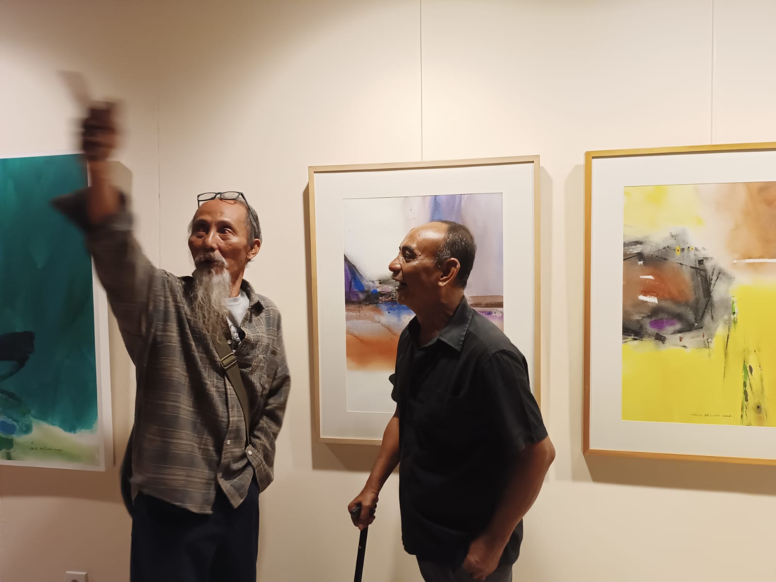 Mahendra Mangku Pameran Sekaligus Mengurai Kenangan di Komaneka Fine Art Gallery